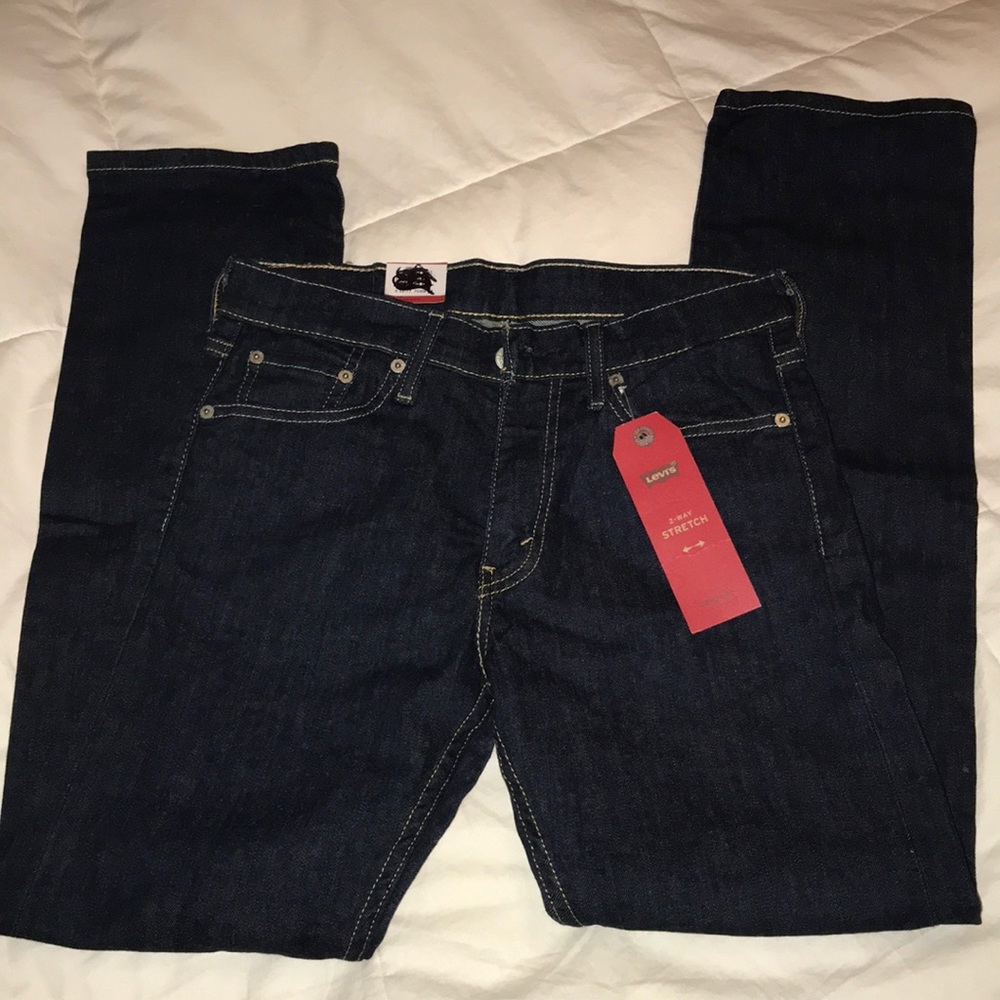 Levi’s Mens 513 Slim Straight Jeans